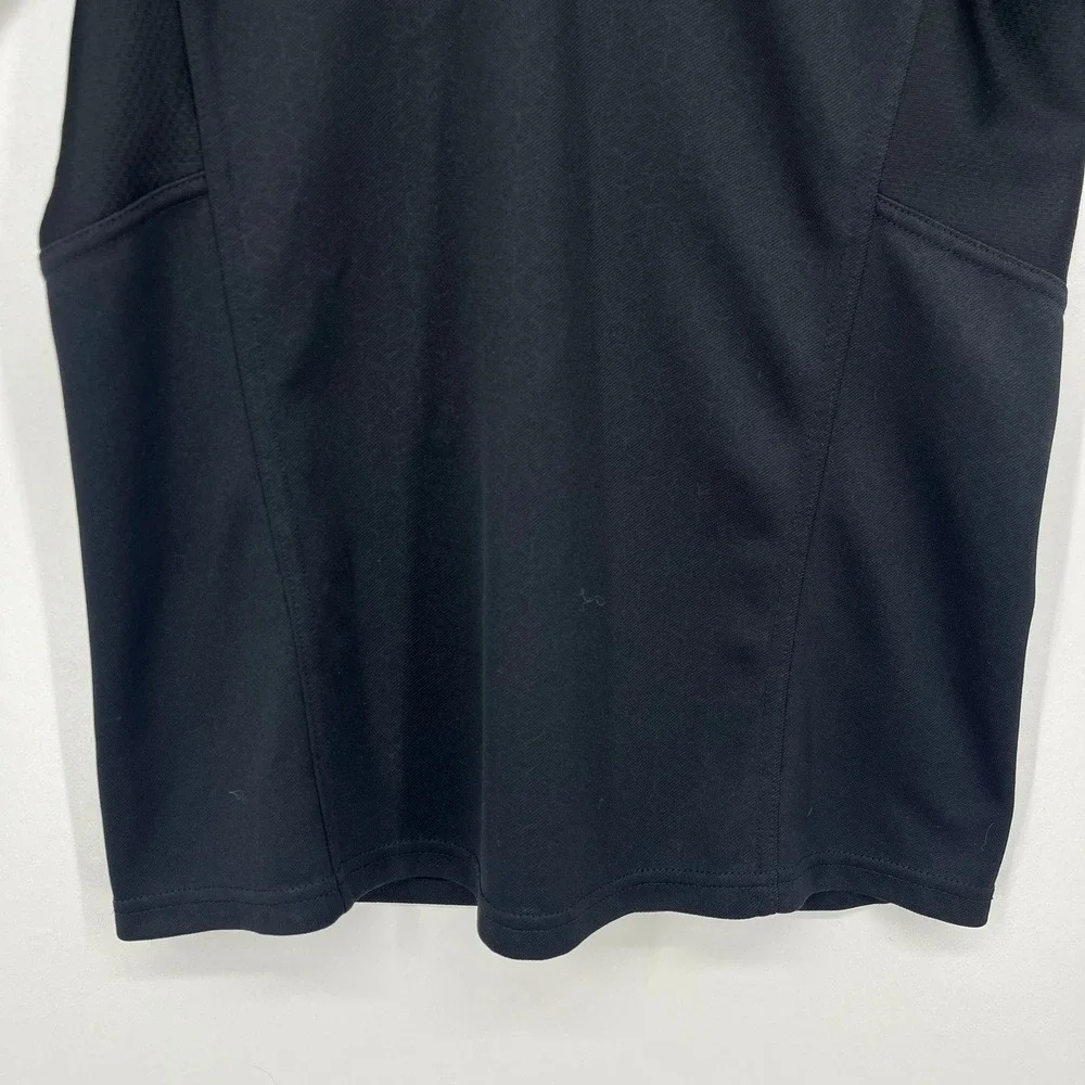 Adidas Mens All Blacks New Zealand Rugby Jersey Black AIG Silver Fern Size M